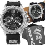 Relogio Masculino Aço Inox Prata Grande Original + Caixa