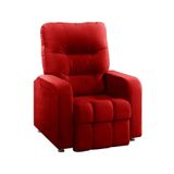 Poltrona Do Papai Reclinável Maldivas Suede Vermelho Plus Star Confort Vermelho