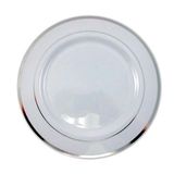 Kit 60 Pratos Sobremesa 19cm Descartáveis De Luxo Plástico