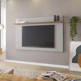 Painel Para Tv Até 60 Polegadas Itália Notável Off-white/freijó