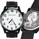 Preto Qualidade Premium Aço Inox Relogio Masculino Casual Analogico Original Social Branco