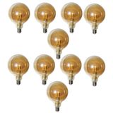 Lampada Led Multifilamento 30w Kit 10 Unidades 380lm Vintage Decoraçao Retro Iluminaçao Casa Vintage Ballon Pendente