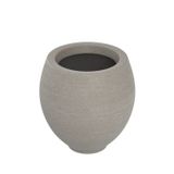 Vaso Oval 42x39cm Polietileno Sem Prato Fibrarte Lux Telhas