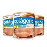 Kit 03 Colágenos Verisol Maxinutri Lata 250g Sabor Natural