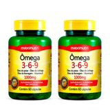 Kit 02 Ômega 3-6-9 Mulher + Vitamina E Maxinutri 60 Capsulas