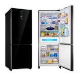 Geladeira Nr-bb71gvfbb 480l 2 Portas Frost Free Bottom Freezer Panasonic Preto 220v