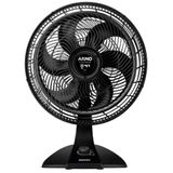 Ventilador de Mesa 2 em 1 Turbo Force VF42 Arno 40cm com 6 pás 127V Preto