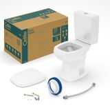 Kit De Bacia Com Caixa Acoplada 3/6l E Itens De Instalação City Celite Branco