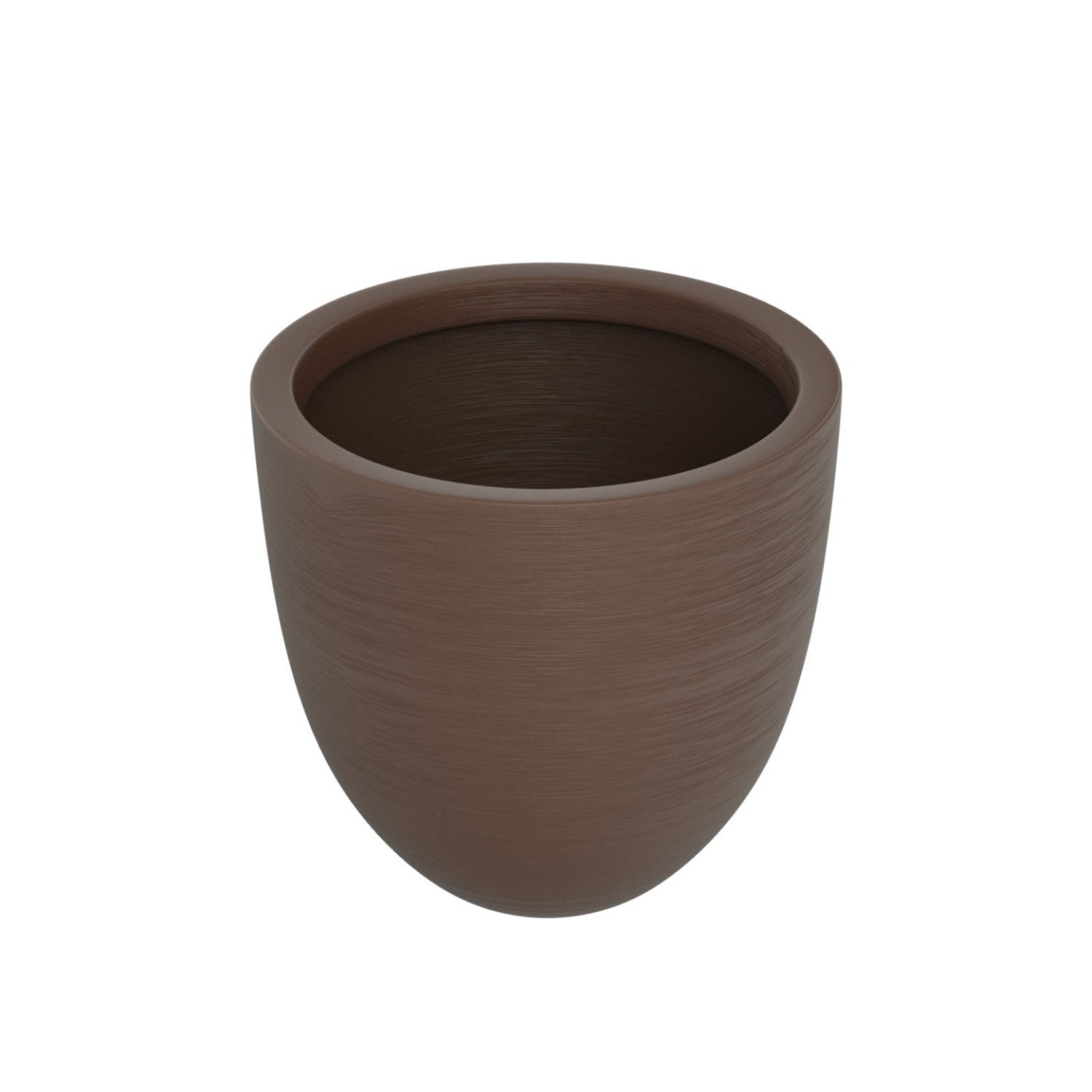 Vaso Cônico 40x45cm Polietileno Sem Prato Fibrarte Lux Telhas