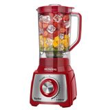 Liquidificador Mondial Turbo Inox L-1200 Ri Liquidificador-127v-vermelho/inox