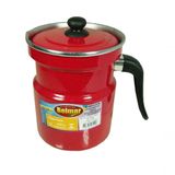 Leiteira Fervedor Com Apito Vermelha Pigmentada 1.6l Belmar
