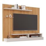 Rack Suspenso P/tv Até 50 Polegadas Mdf Valencia Plus Permobili Nature/off White Nature/off White