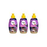 Creme Para Pentear Salon Line 300ml Molinha Kids - Kit 3un