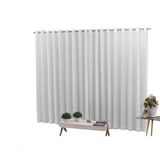 Cortina 6,00x2,50 Sala Quarto Cozinha Blackout Corta Luz Cor:gelo