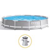 Piscina Estrutural 4.485l Prism Bomba Filtrante 220v Intex