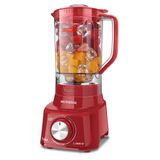 Liquidificador Mondial Turbo 900w L-900 Fr-2c Liquidificador 2 Copos-220v-vermelho