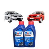 Kit Troca De Óleo Mobil Super 10w40 Semissintético 2 Litro