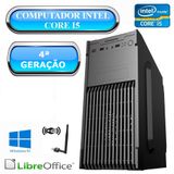 Computador Cpu Pc Intel Core I5 4ª Geração - Memória 8 Gb