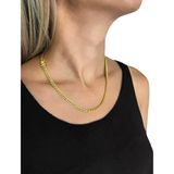 Cordão 5mm Grumet Feminino - Banhado A Ouro 18k