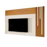 Painel Para Tv 75 Ripado C-led Valencia Mavaular Naturalle