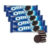 Biscoito Oreo Recheado Baunilha Tradicional Kit 5un De 90g