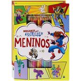 Box Livro Megakit Para Colorir - Todo Livro Meninos