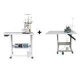 Galoneira 3 Agulha + Overlock Semi Industriais + Bancadas 220v