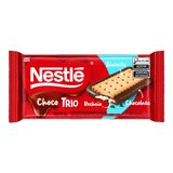 Chocolate Ao Leite Com Biscoito Choco Trio 12 Unidades De 90g Nestlé