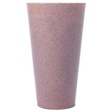 Vaso Decorativo Para Plantas Conico Aldora 66 Pedra