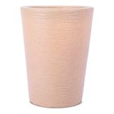 Vaso Decorativo Para Plantas Conico Capri 38 Bege