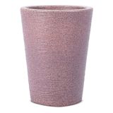 Vaso Decorativo Para Plantas Conico Capri 44 Pedra