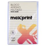 Bloco Adesivo Pautado 102x148mm 90 Folhas Maxprint
