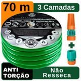 Mangueira Doméstica Resistente  Verde 70 M