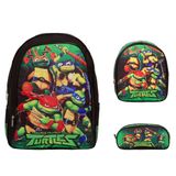 Kit Mochila Infantil Menino Tartarugas Ninja Costas Grande