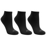 Kit Meia Olympikus C/3 Pares Cano Curto Feminina Preto 33-38 Olympikus