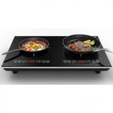 Cooktop De Inducao Dupla Portatil Com Controle Digital E Trava De Seguranca 4000w, 110v, Vbgk, Preto