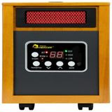 Aquecedor Eletrico Portatil Com Umidificador, 1500w 110v, Dr. Infrared Heater, Marrom E Preto