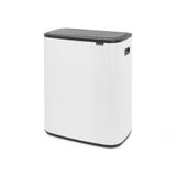 Lixeira Bo Touch Bin Em Aço 60 Litros Brabantia Branca