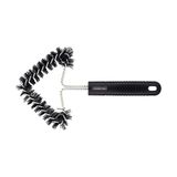 Escova Para Grelha Churrasco Com Estrutura De Aço Inox Com Cerdas De Nylon E Cabo De Poli