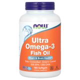 Ultra Omega-3 (180 Softgels) - Now Foods