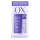 Shampoo Ox Lisos 375ml + Condicionador Ox Lisos 170ml Ox