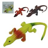 Animal Crocodilo De Pvc Emborrachado Colors 23x6,5cm