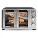 Forno Eletrico De Bancada 25 Litros Com Porta Dupla, Aco Inoxidavel, Elite Gourmet Eto2530m, 110v 1500w, Prata