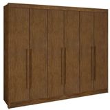 Guarda Roupa Casal 6 Portas 7 Gavetas - New Athos-ypê - Móveis D&#39; Doro 100% Mdf