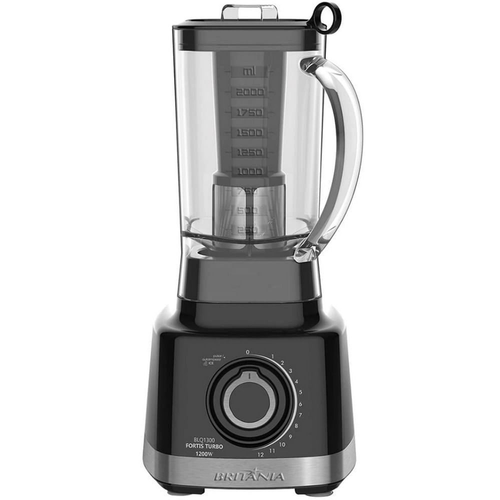 Liquidificador Britânia Blq1300 Fortis Turbo 12 Velocidades E Pulsar 1200w