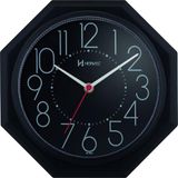 Relógio De Parede Quartz 24 Cm Tic Tac Preto - Preto