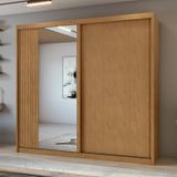 Guarda-roupa Casal 100% Mdf 2 Portas 4 Gavetas Velaris Com Espelho