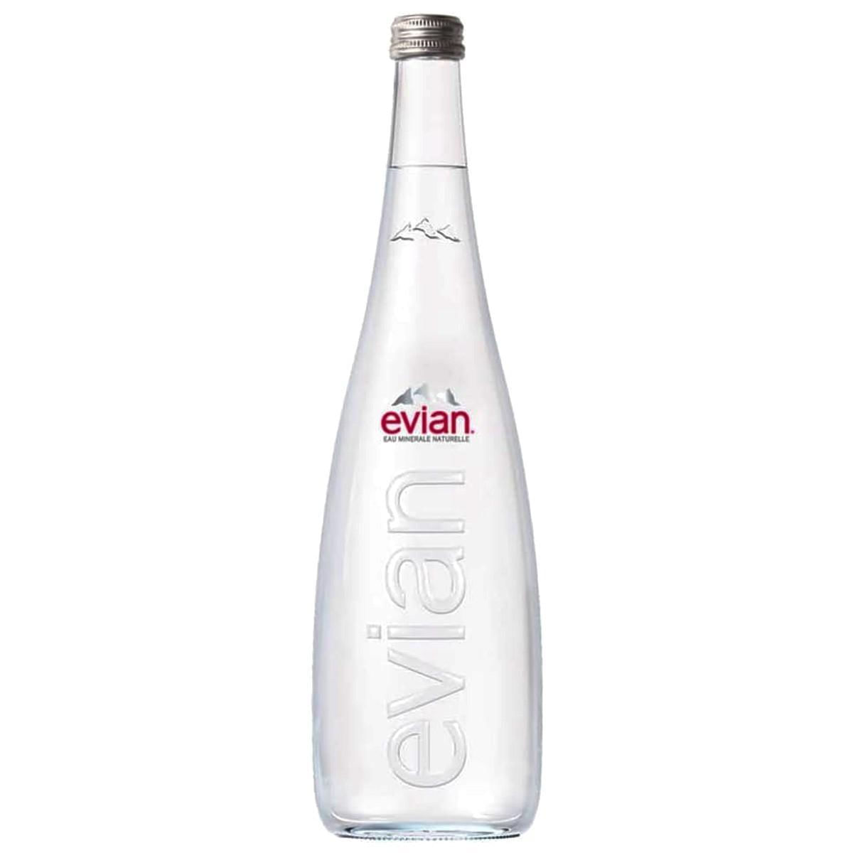 Água Mineral Com Gás Francesa Evian Sparkling 750ml