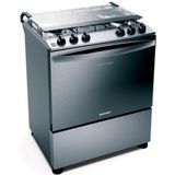 Fogão 5 Bocas BFS5NCR Botões Removíveis Inox Brastemp
