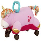 Andador De Pelucia Com 4 Rodas E Alca De Conducao, Para 2 A 5 Anos, Unicornio, Little Tikes 657351x1, Rosa